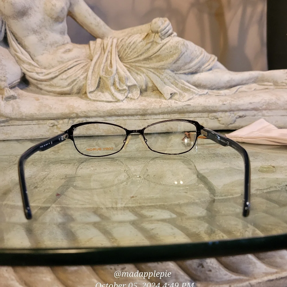 Tory Burch Logo Glasses Frame Only Designer Celebrity #112